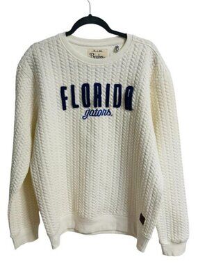Pressbox XL Florida Gators Brandberg crew neck sweatshirt ivory champagne